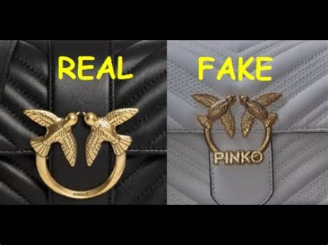 pinko fake bag spotting|how to spot a fake handbag.